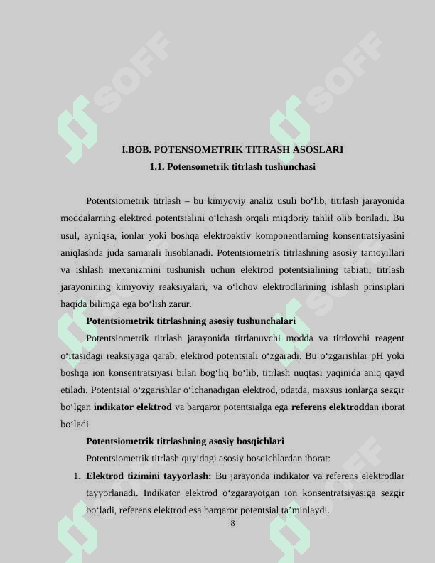 Potensometrik titrlash 8