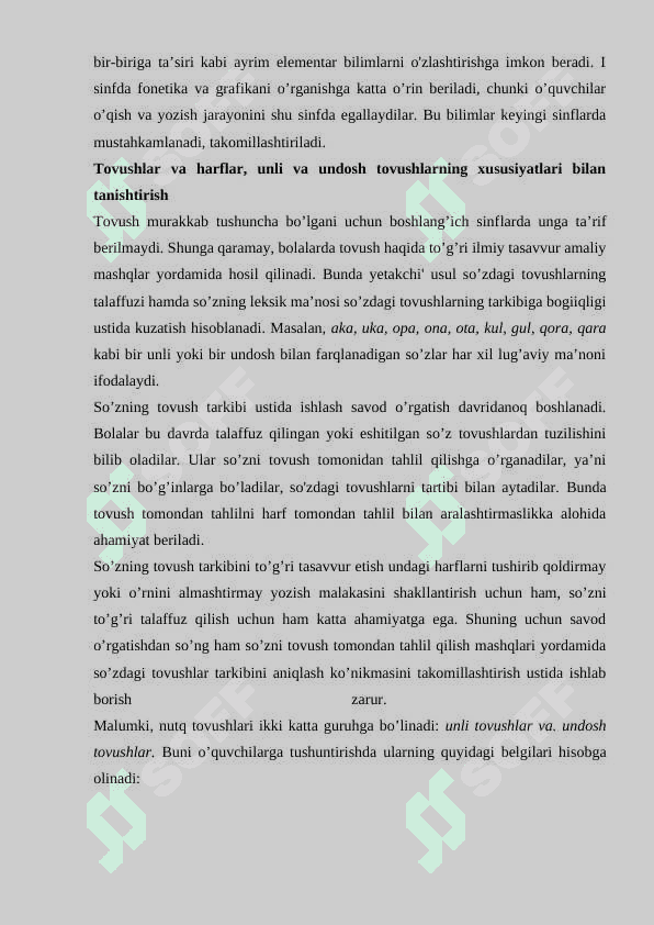 Fonetika va grafika asoslarni oʻrganishda  pedagogik texnologiyalar 6