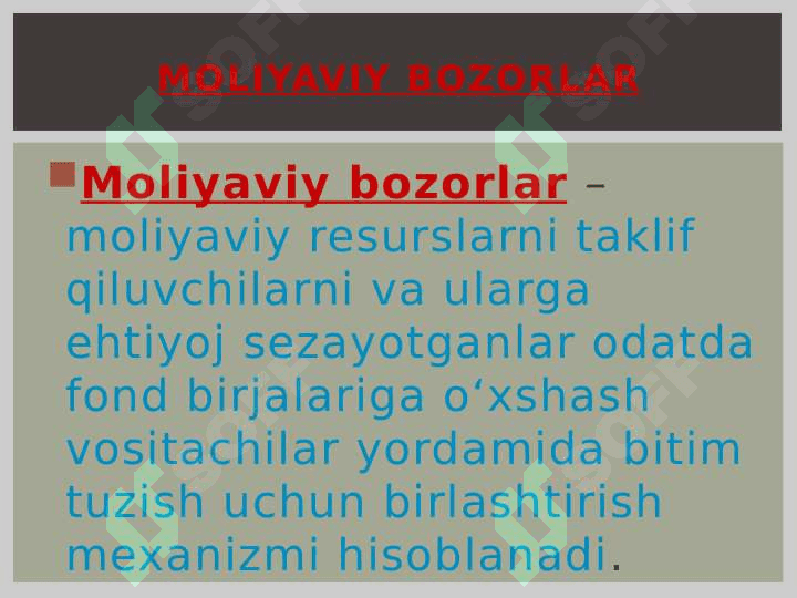 Investorlar, Investorlarning  turlari, maqsadlari va investitsiya mexanizmi. 6