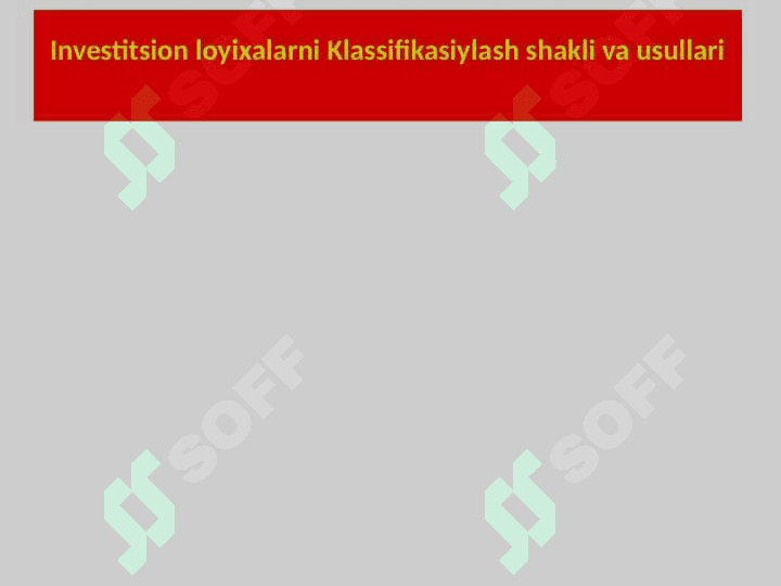 Investitsiyani moliyalash. 3