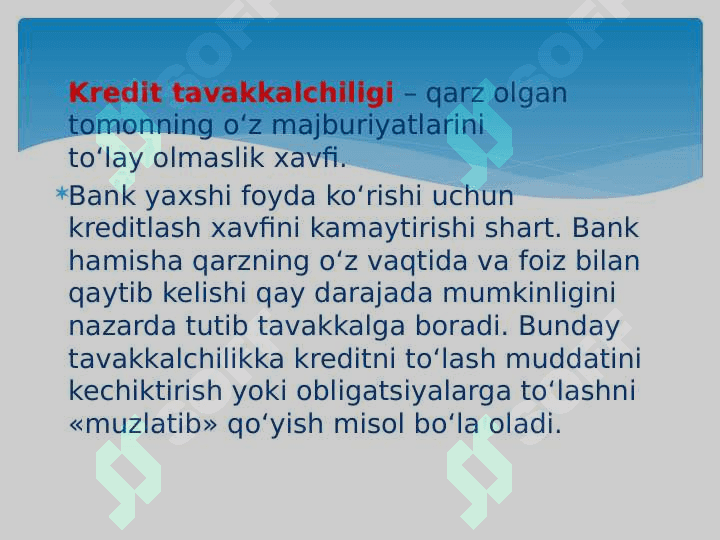 Investitsion tavakkalchilik va rentabellik. 5