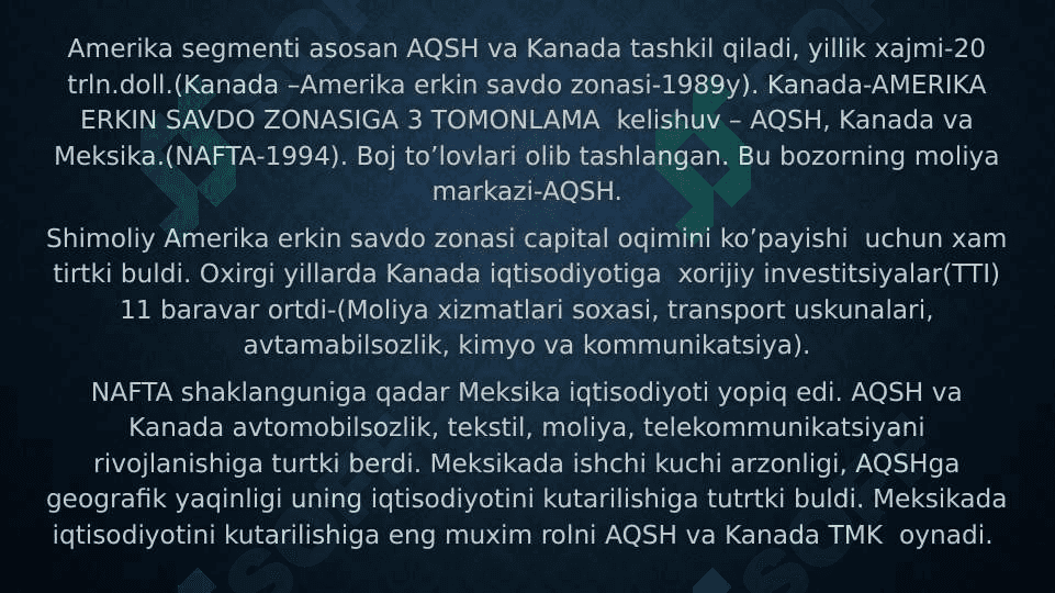 Jahon investitsiya bozorining investitsion resurslari 7