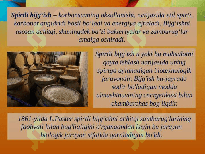 Bijg’ishning JARAYONLARI 7