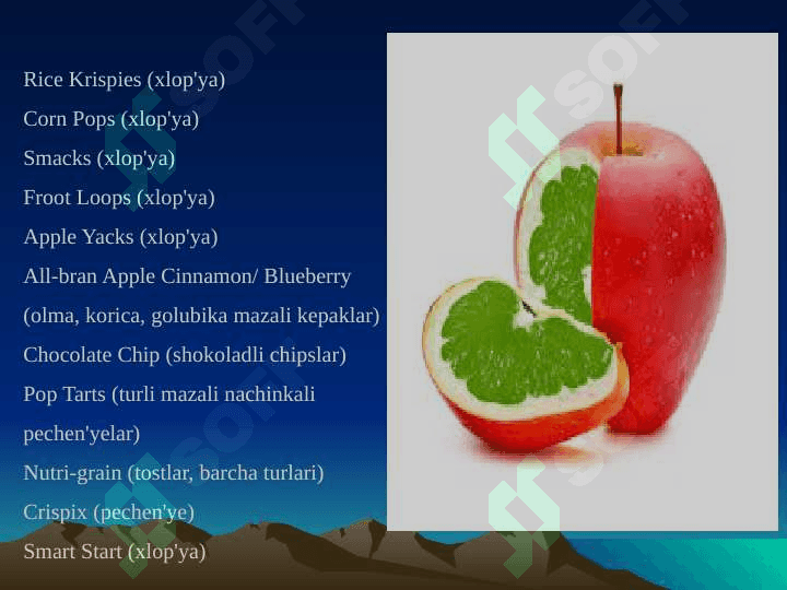 GMO Mahsulotlari 8