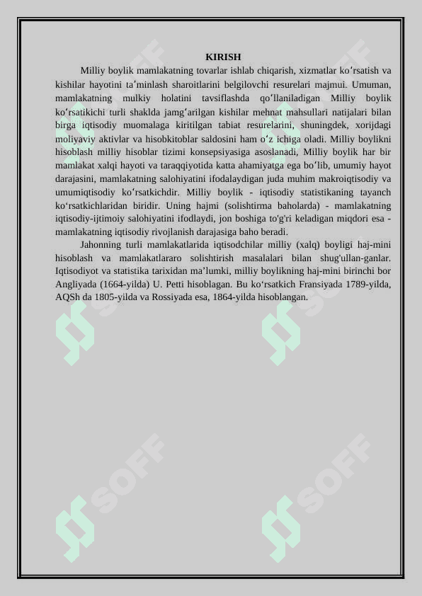 milliy boylik statistikasi 2