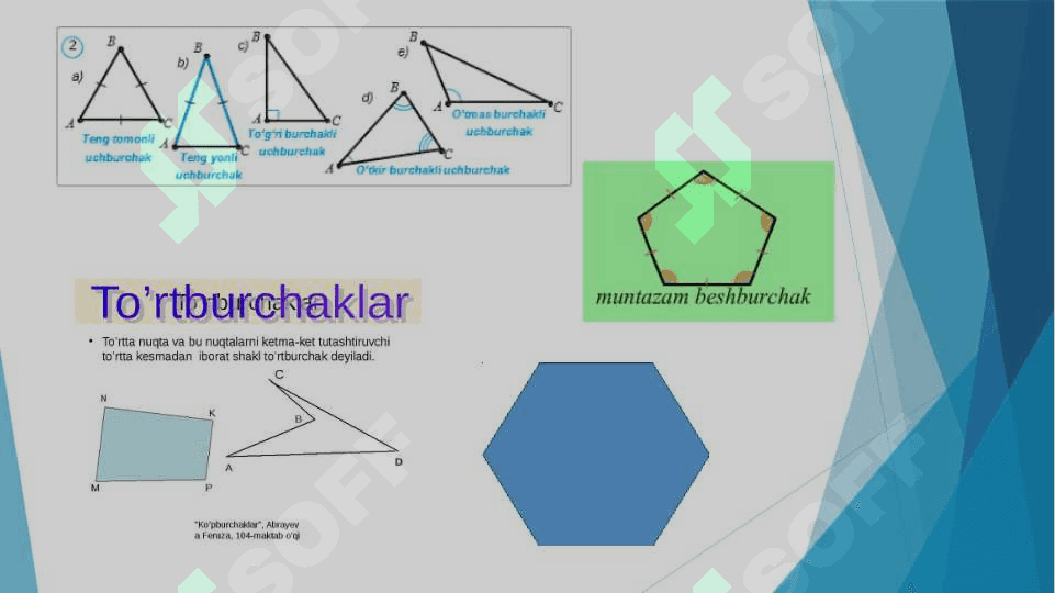 Muntazam ko'pburchaklar yasash usullari 4