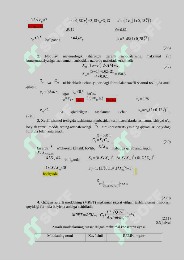Tabiiy resurslar  Ishlab chiqariladigan tashlanmalar hisobi 4