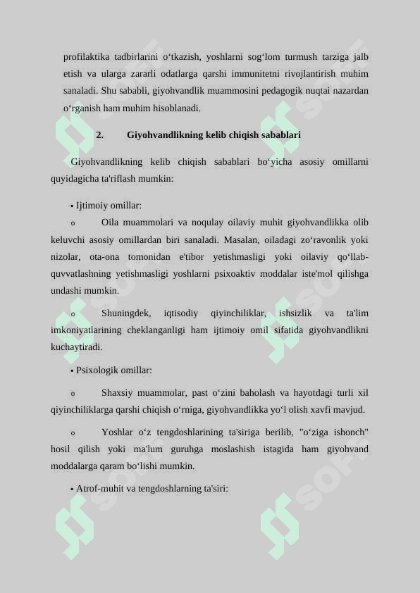 Mavzu Giyohvandlik ijtimoiy-pedagogik muammo sifatida 3