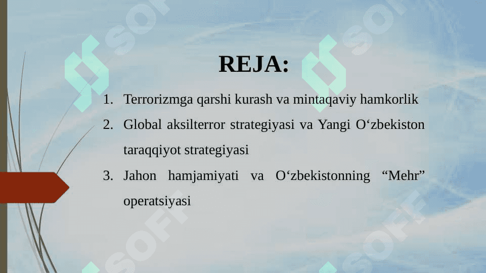 O’zbekistonning jаhondа hаvfsizlik vа terrorizmgа qаrshi kurаsh bo’yichа tаshаbbuslаri 3