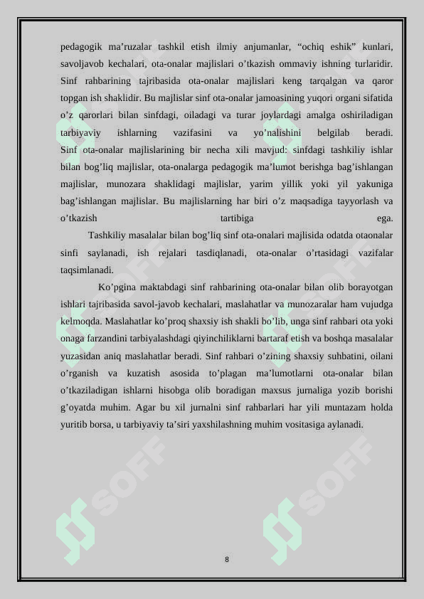 Oila bilan ijtimoiy pedagogik faoliyat 8