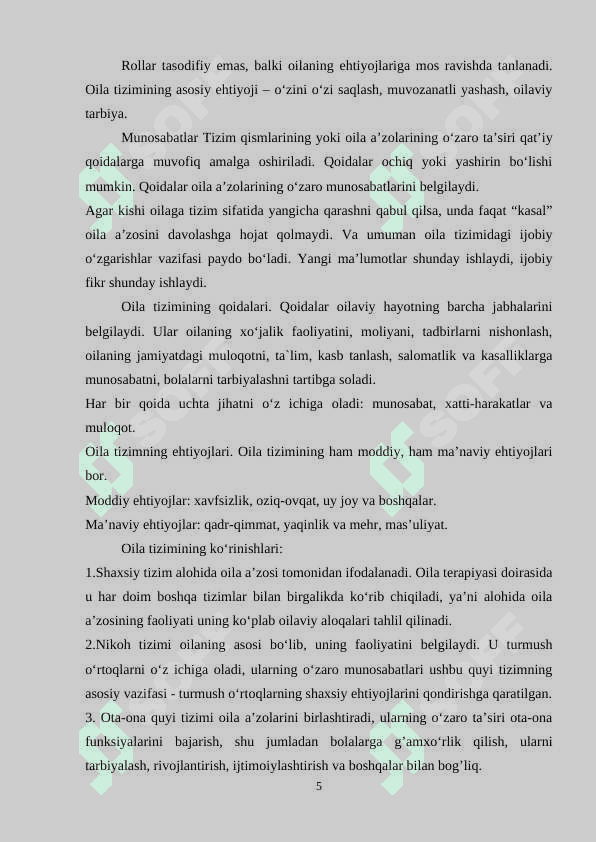 M.Bouenning oila tizimlari nazariyasi. 5