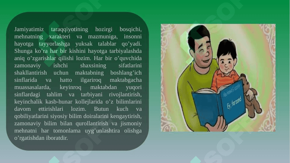 TEXNOLOGIYA FANINING TARBIYADAGI O’RNI NIMADAN IBORATLIGINI ANIQLASH 3