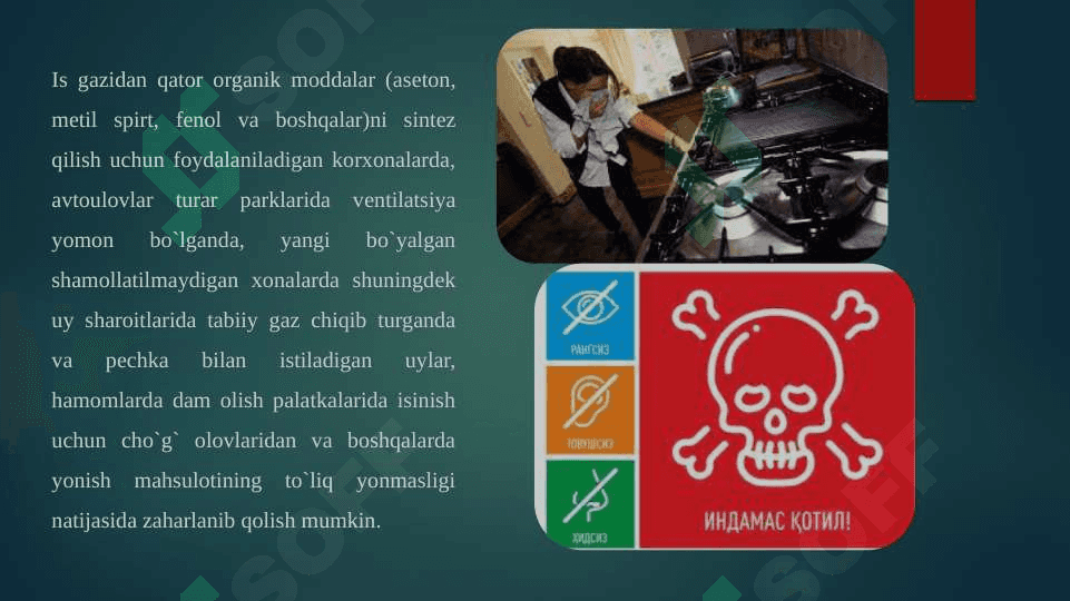 Aholining is gazidan zaharlanishini oldini olish 2
