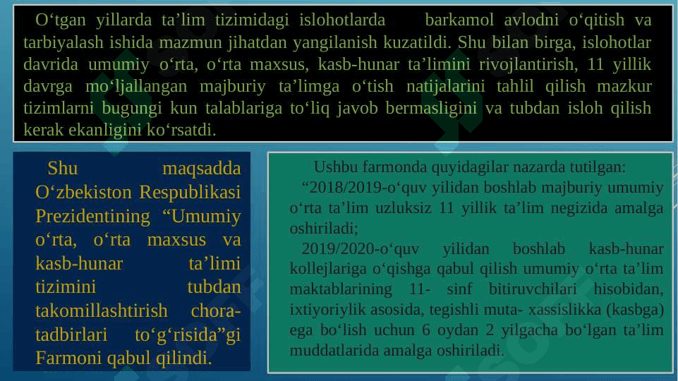 Ma'naviy-ma'rifiy ishlar tizimi 6