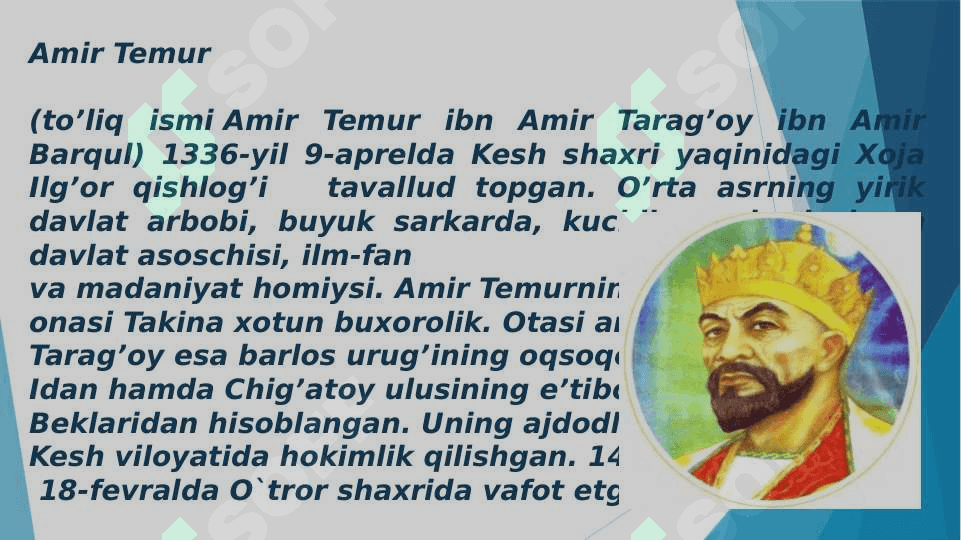 Amir Temur va temuriylar davridagi taniqli tabiblar va ularning faoliyati 4