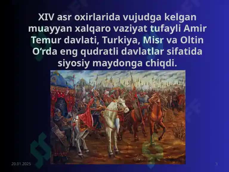 Amir Temurning tashqi siyosati 3
