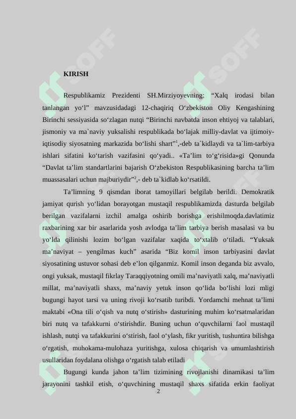 Ot mavzusini o'rgatish metodikasi. 2