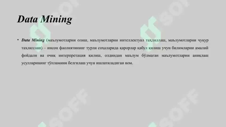 Каттаҳажмли маълумотларни қайта ишлаш технологиялари 4