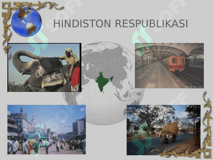 Hindiston iqtisodiy-geografik tavsifi. Hududi, geografik o`rni 2