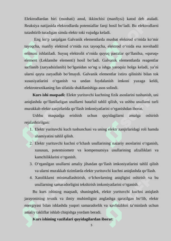 Elektr yurituvchi kuchni aniqlash usullari 5
