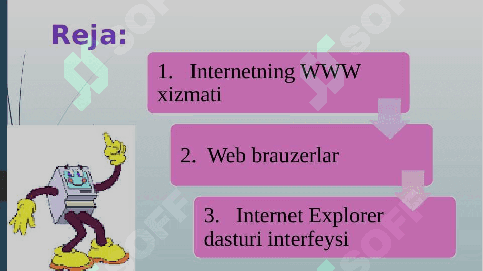 Internetda ishlashni  ta’minlovchi   dasturlar 2
