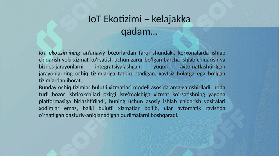 AKT xizmatlari bozorining shakllanishi. 3