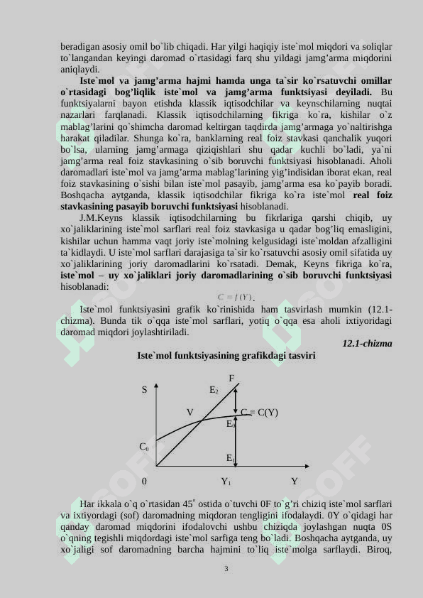 Iste`mol, jamg’arma va investitsiyalar 3