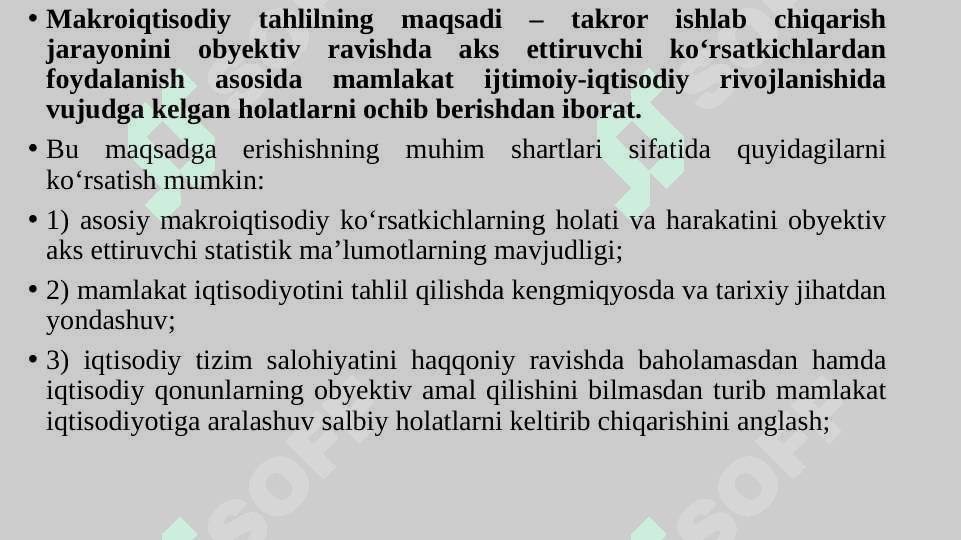 Milliy iqtisodiyot va uning makroiqtisodiy o‘lchamlari. Yalpi ichki mahsulot va uning harakat shakllari 7
