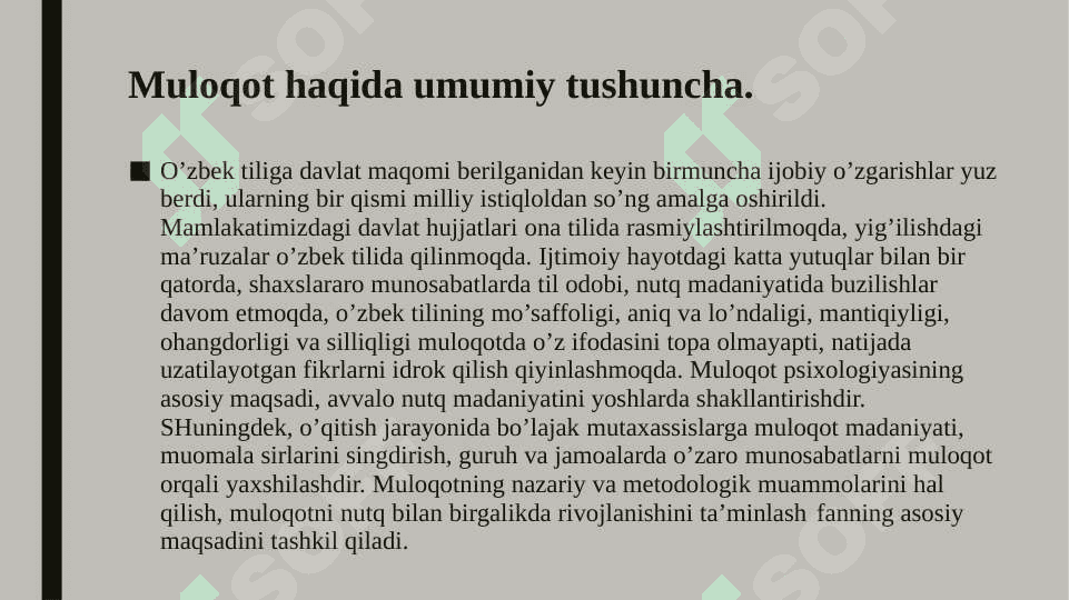 Muloqot - ijtimoiy psixologik voqelik sifatida 8