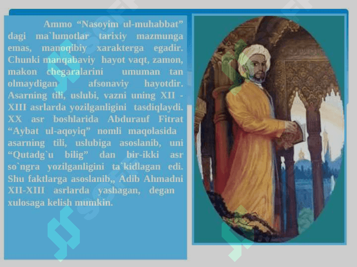 Ahmad Yugnakiy hayoti va ijodi 7