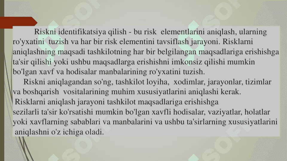 Risk tushunchasi 7