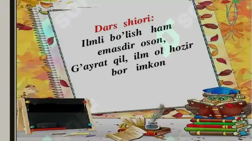 Ona tili o’qish savodxonligi fanidan tayyorlagan taqdimoti 2