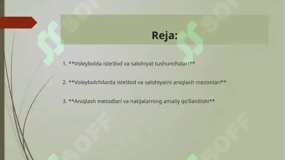 Yosh sportchilarda iste’dod va salohiyatni aniqlash mezonlari 2