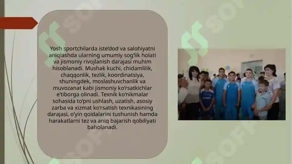 Yosh sportchilarda iste’dod va salohiyatni aniqlash mezonlari 3