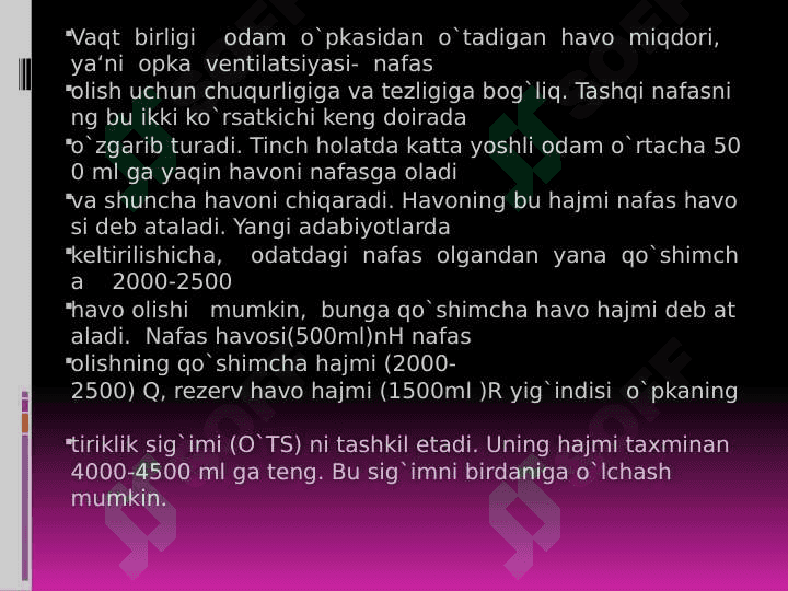 Spirometriya o'lchash usuli haqida 2