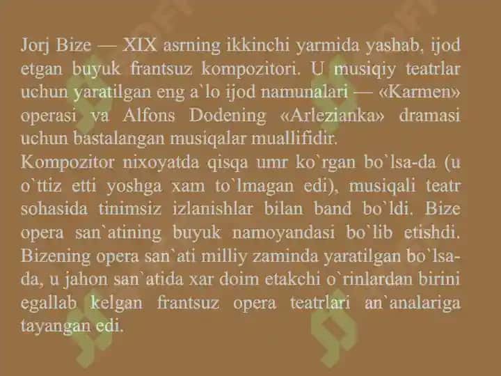 Jorj Bize ijodi 4