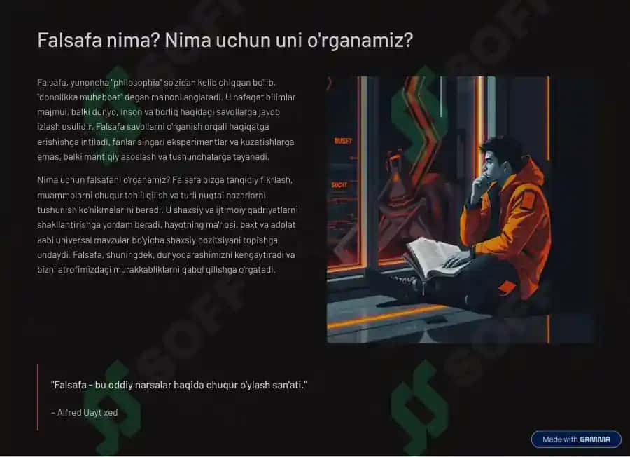 Falsafa: Hayot va Borliq Sirini 2