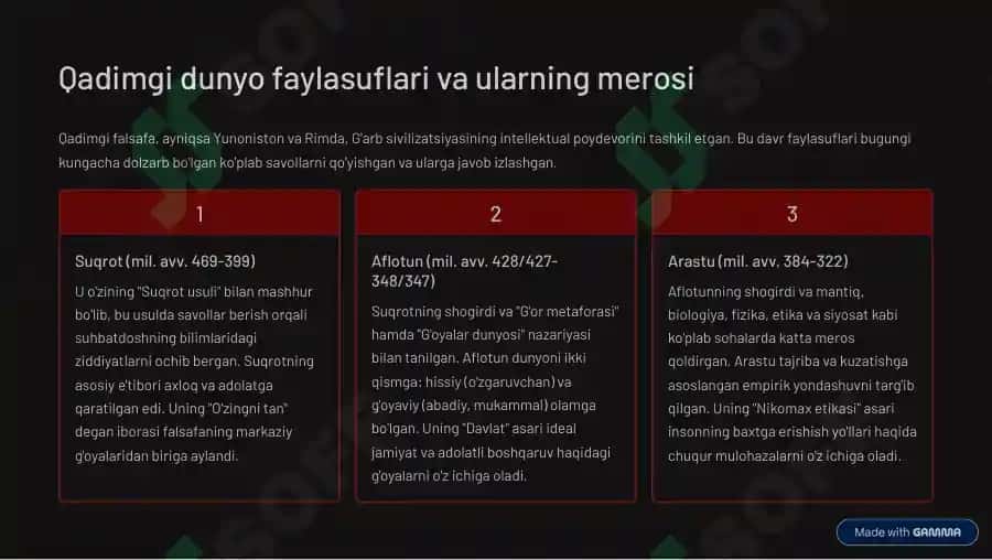Falsafa: Hayot va Borliq Sirini 3