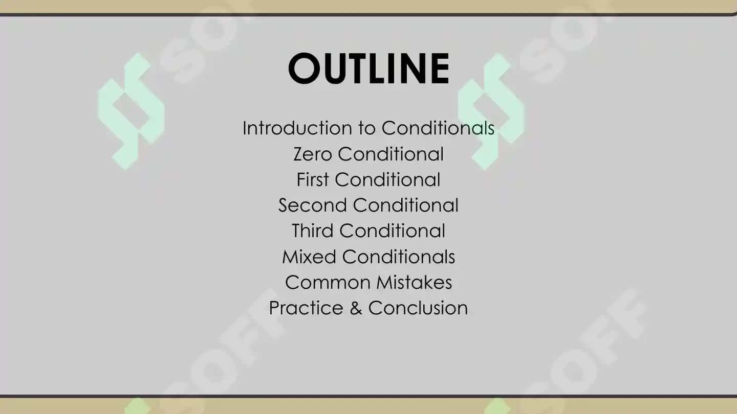 IF CONDITIONALS Grammar Lesson 2