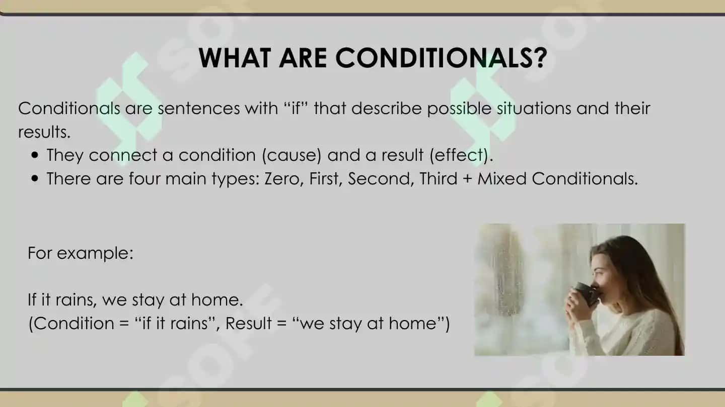 IF CONDITIONALS Grammar Lesson 3