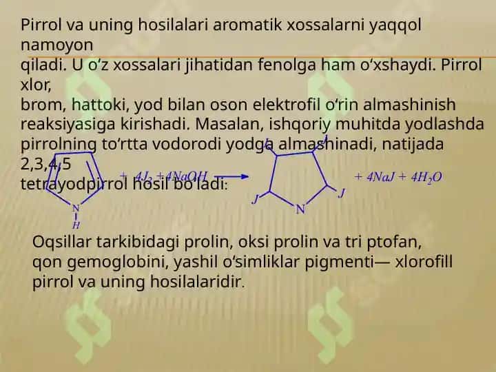 geterosiklik birikmalar 8
