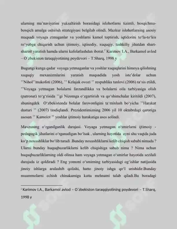 Voyaga Yetmagan O‘smirlar O‘rtasida Huquqbuzarlikni Oldini Olish 4