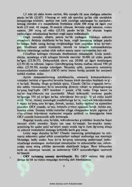 Jahon jurnalistikasi tarixi 7