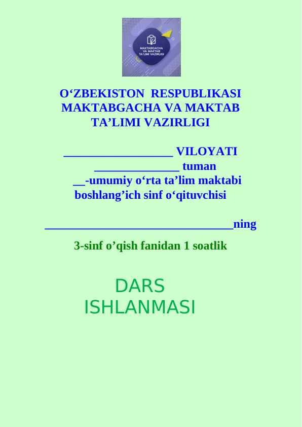 3-sinf o'qish Yaxshilik izlagan bola 1