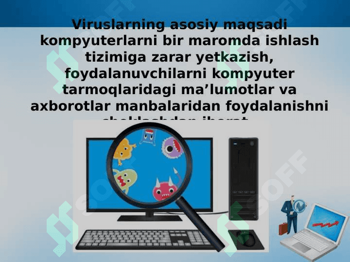 Kompyuter viruslari va virusdan himoyalash usullari 5