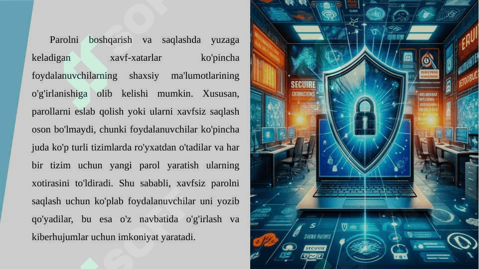 Parollarni boshqarish tizimlari (masalan, LastPass) va ulardan foydalanish 5