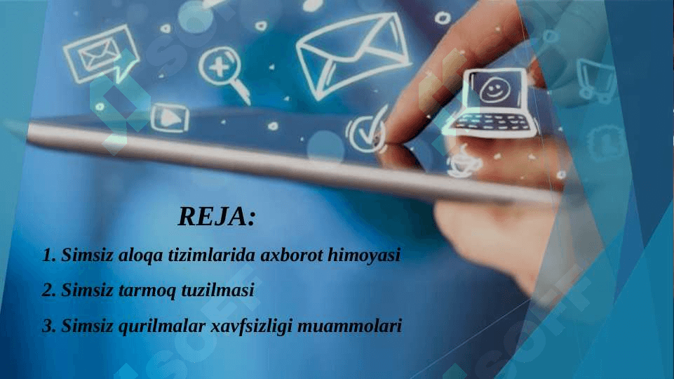 Simsiz aloqa tizimlarida axborot resurslarini himoyalash 3