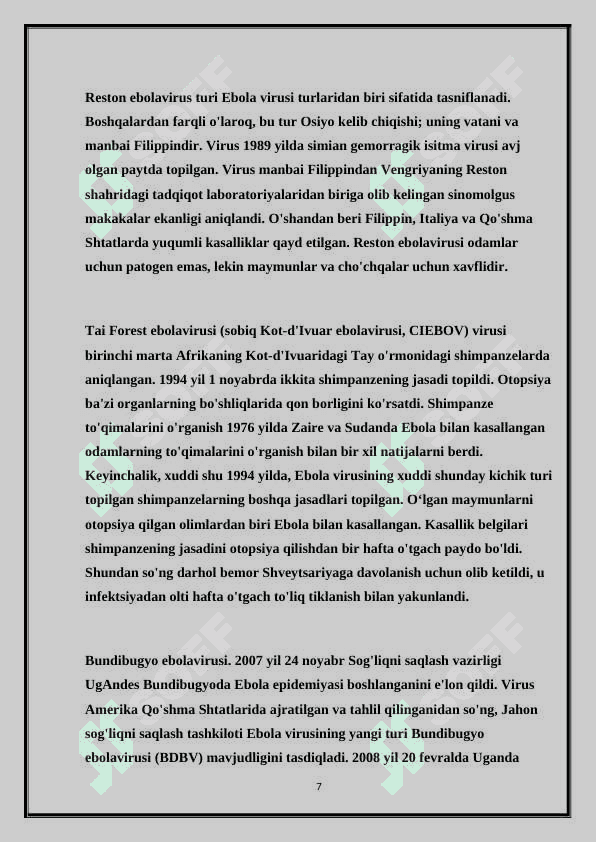 EBOLA VIRUSI 7
