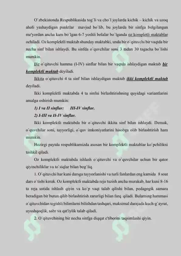 Oz komplektli maktablarda savod o'rgatish darslarining o'ziga xos xususiyatlari 4