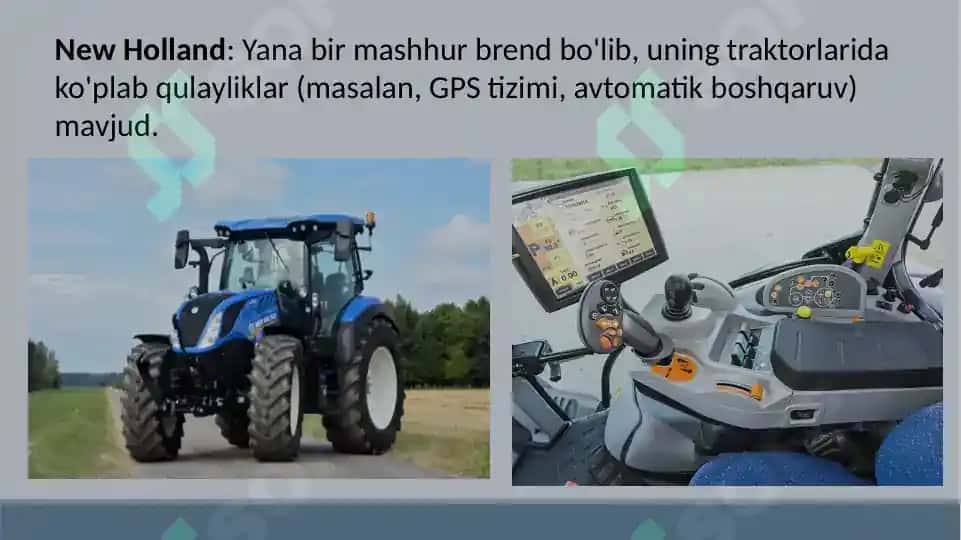 Xorijiy davlatlar firmalarida ishlab chiqarilayotgan zamonaviy traktorlarni texnik foydalanish ko'rsatkichlarini o'rganish 6